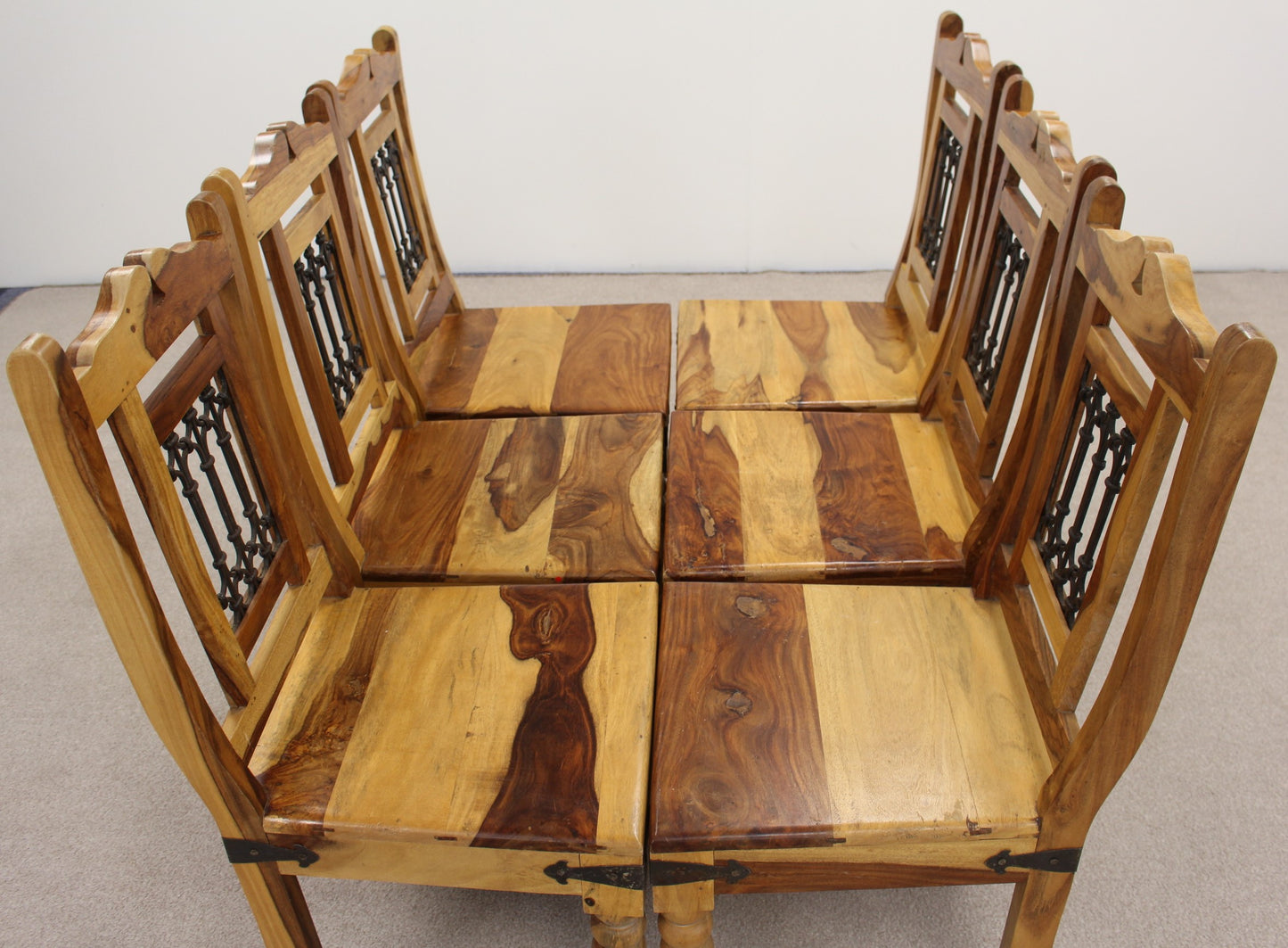 Solid Oak Table and Matching Chairs