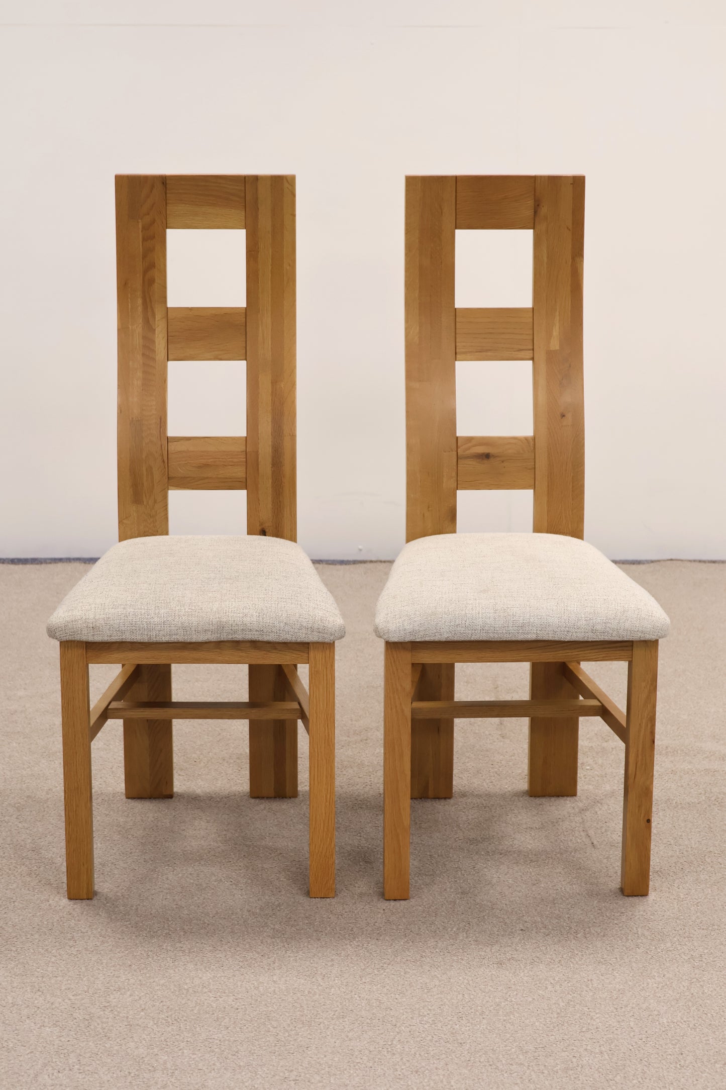 Solid Oak Dining Chairs
