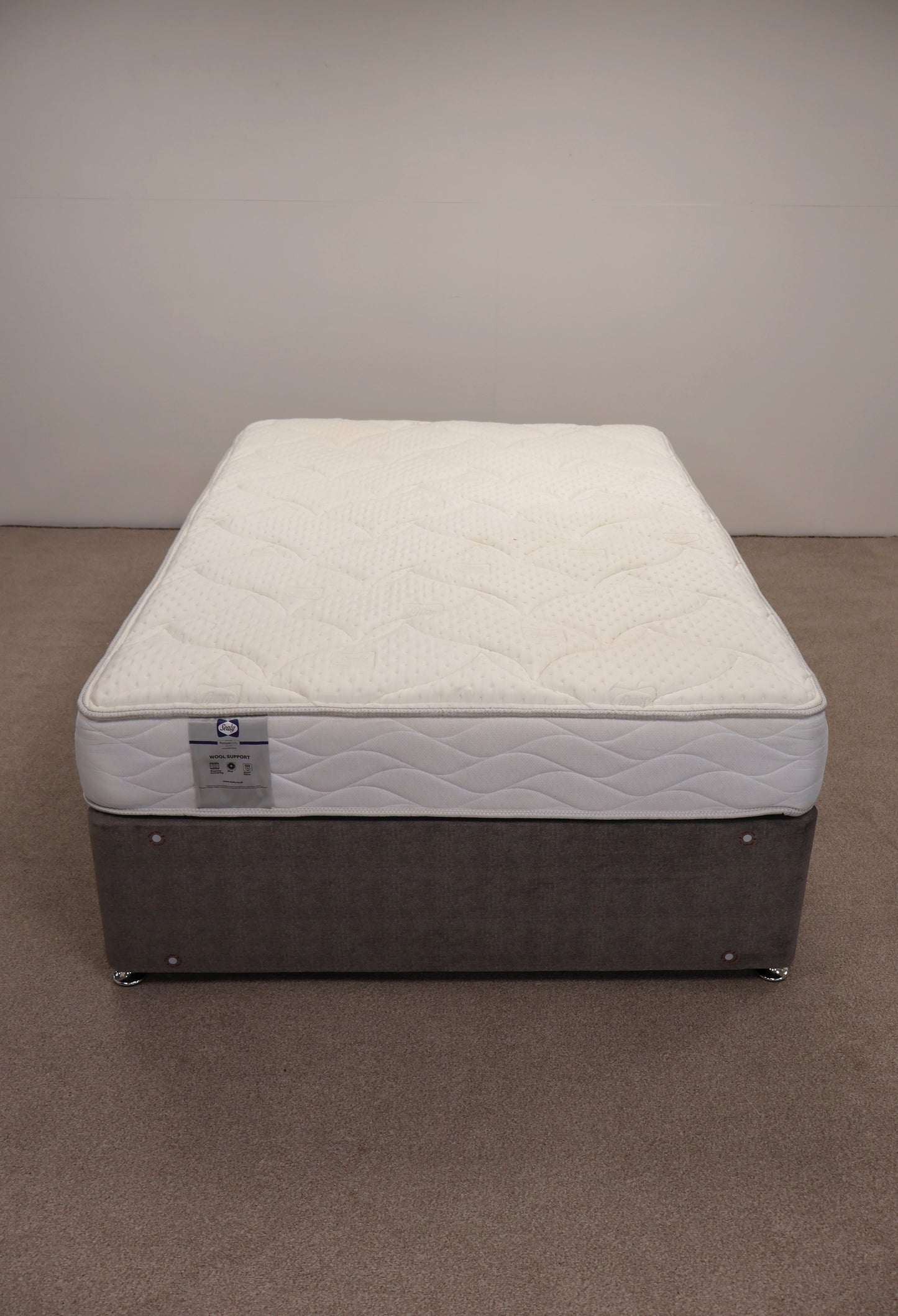 Double Bed with Mattress by Sealy