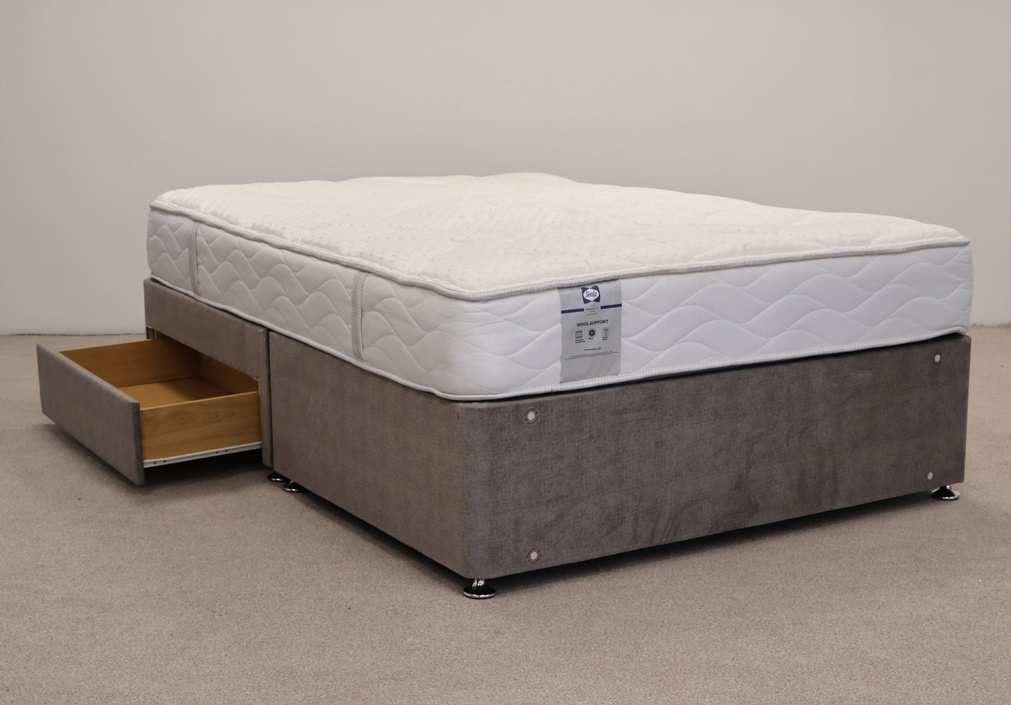 Double Bed with Mattress by Sealy