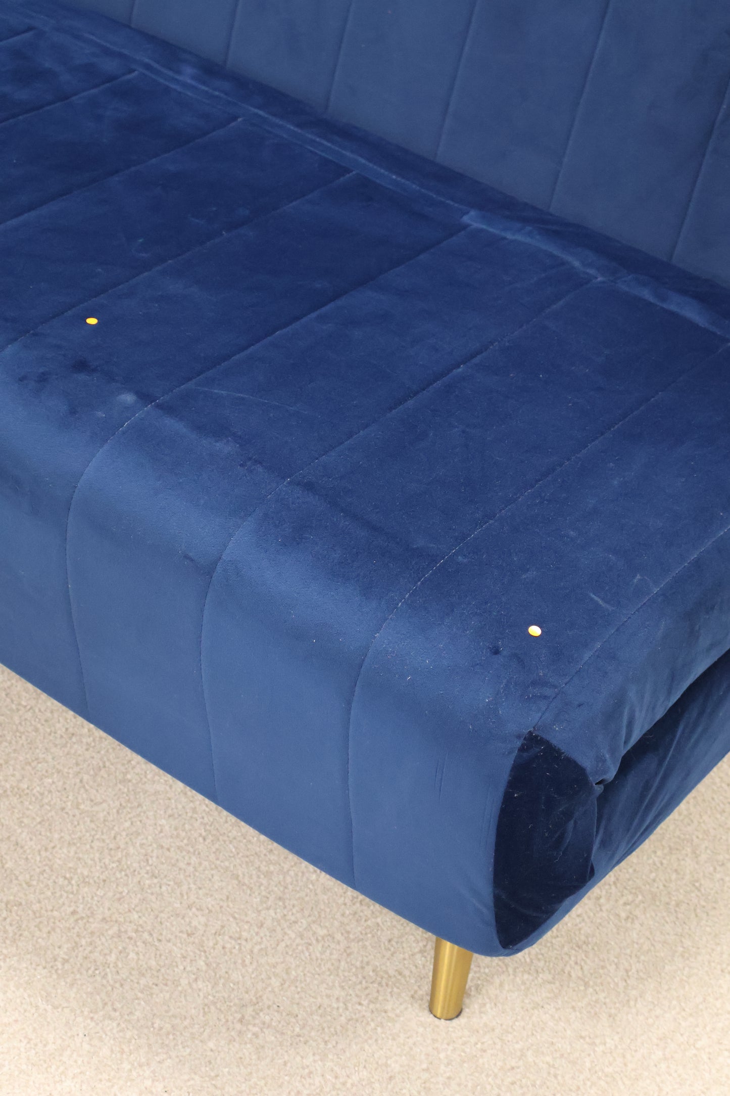 Deep Blue Sofa Bed