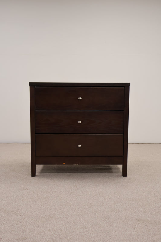 Dark Oak Veneer Chest of Drawers