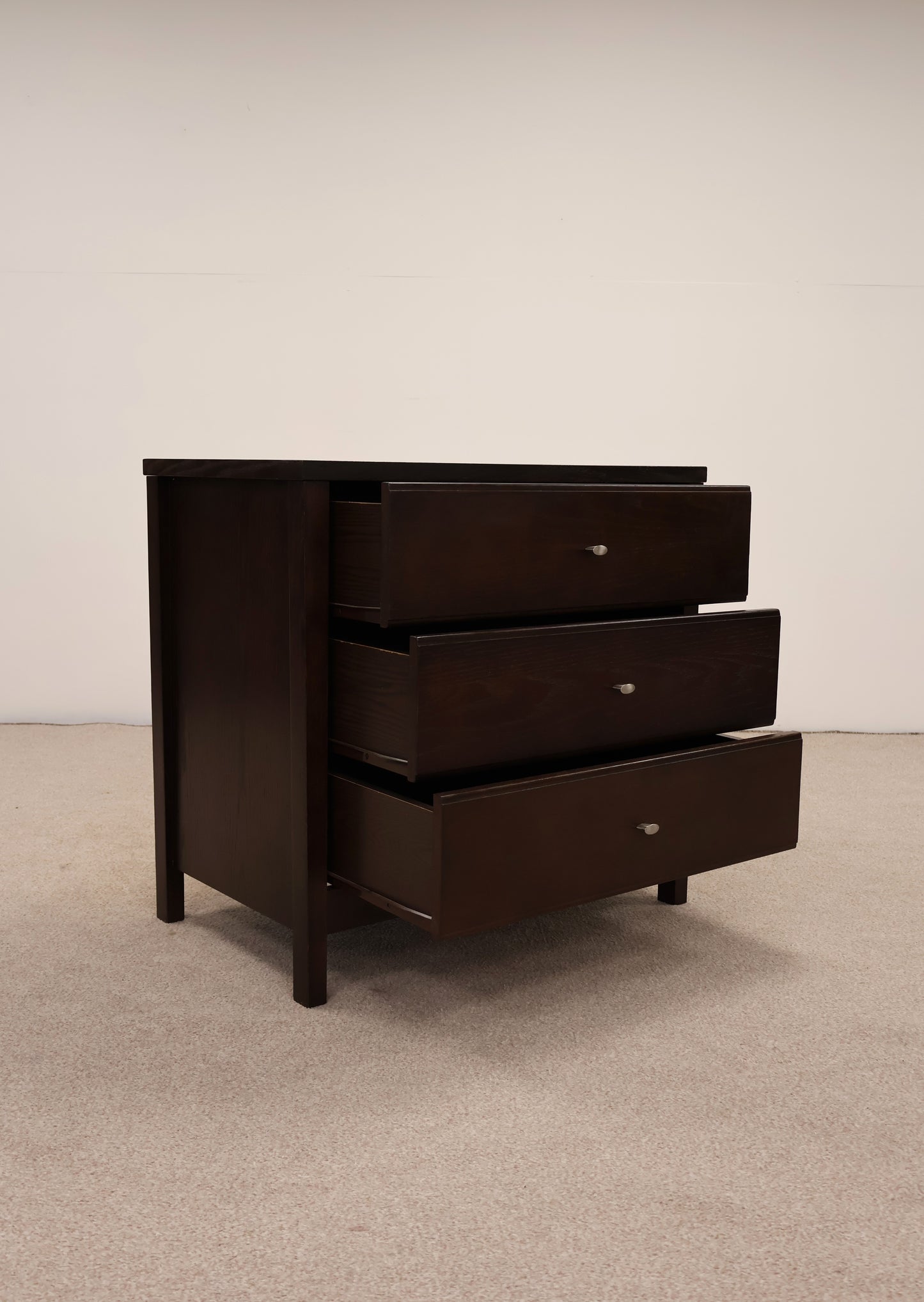 Dark Oak Veneer Chest of Drawers