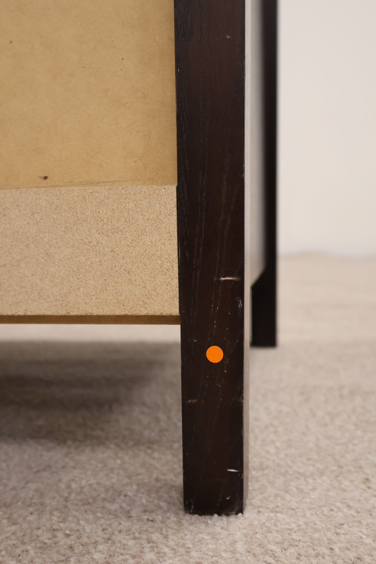 Dark Oak Veneer Chest of Drawers