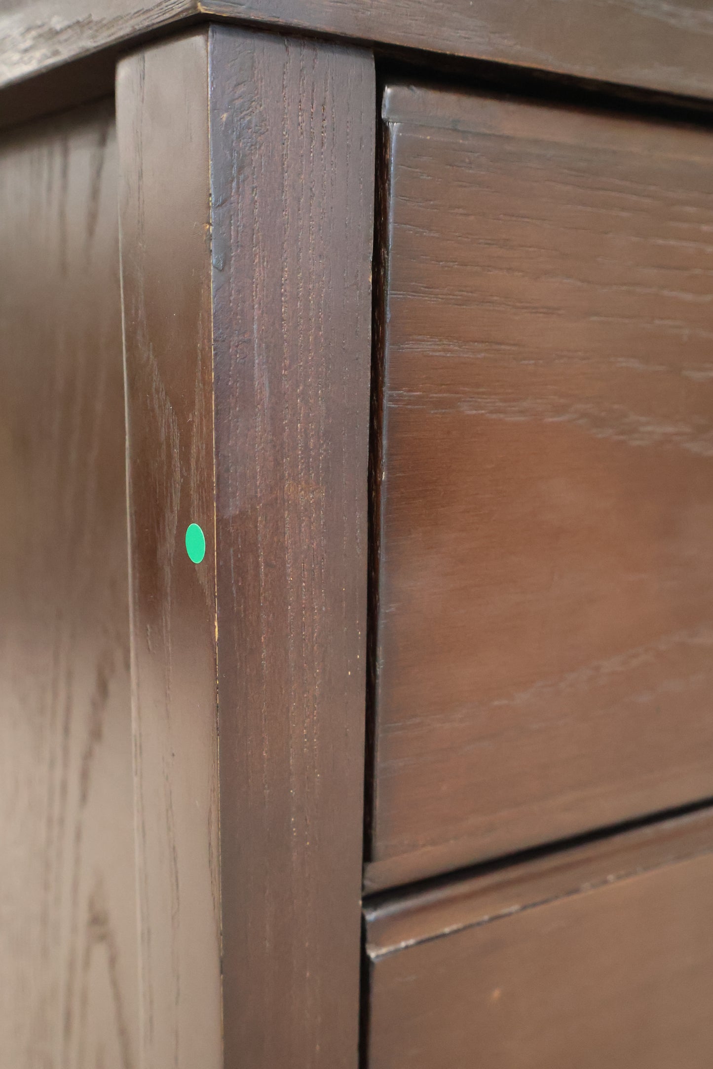 Dark Oak Veneer Chest of Drawers