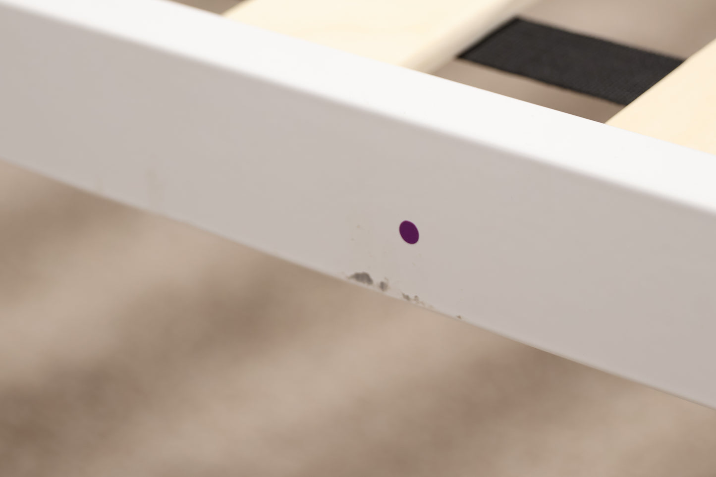 Single Bed with Sanitised Mattress