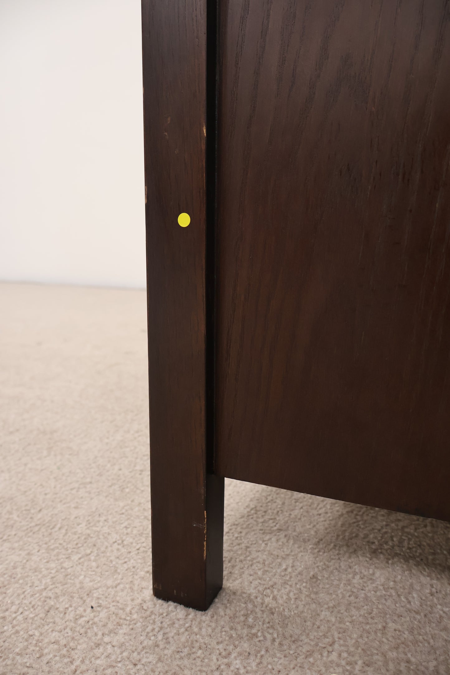 Dark Oak Veneer Chest of (5) Drawers