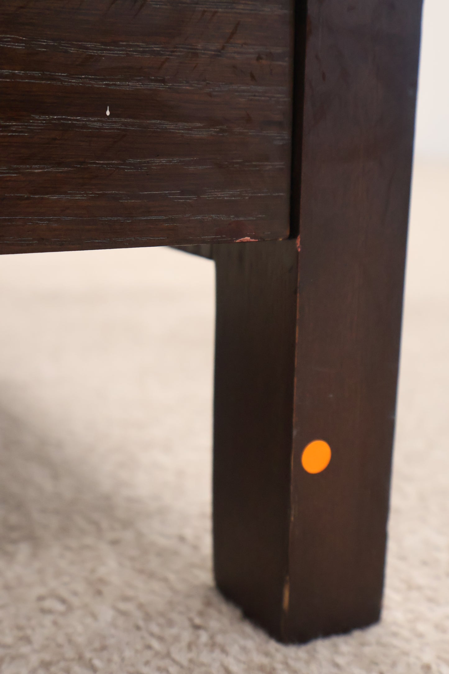 Dark Oak Veneer Chest of (5) Drawers