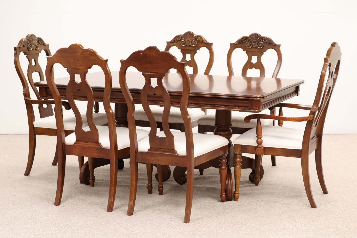 Large Dining Table & Chairs