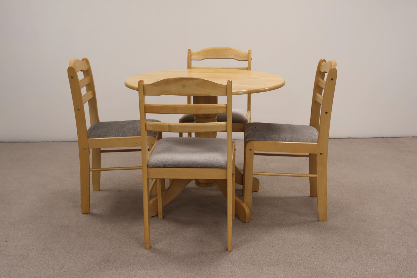 Circular Table with Matching Chairs