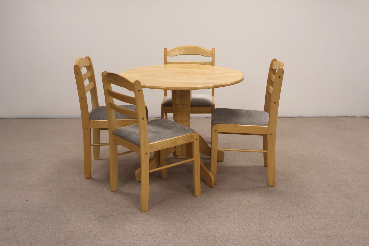 Circular Table with Matching Chairs