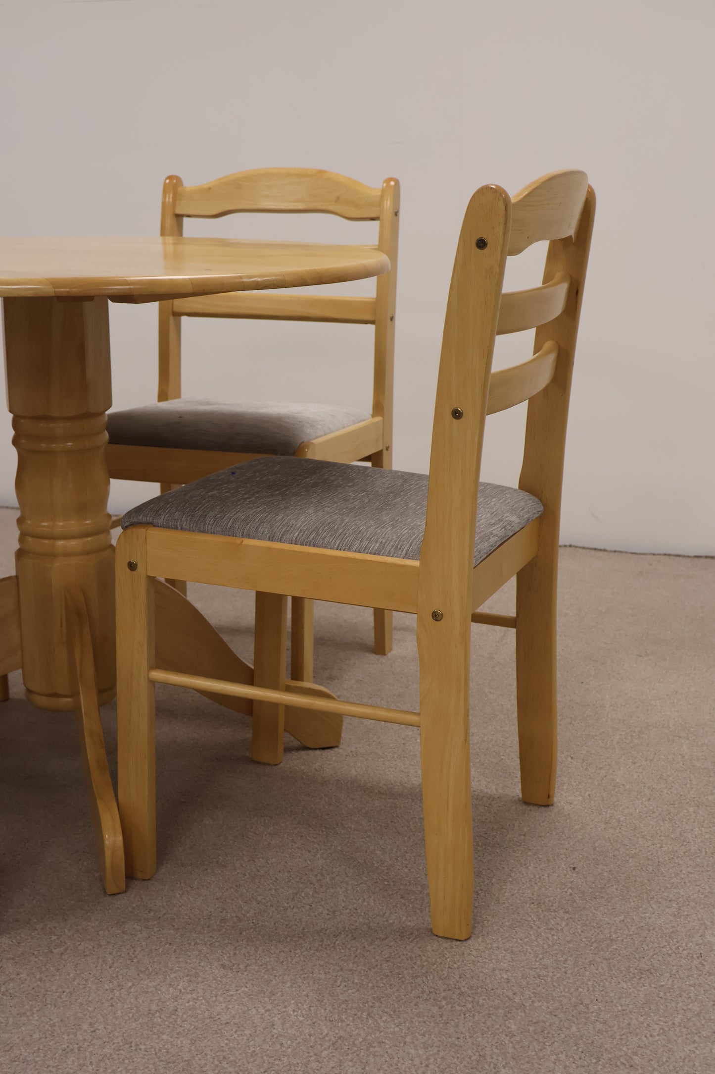 Circular Table with Matching Chairs