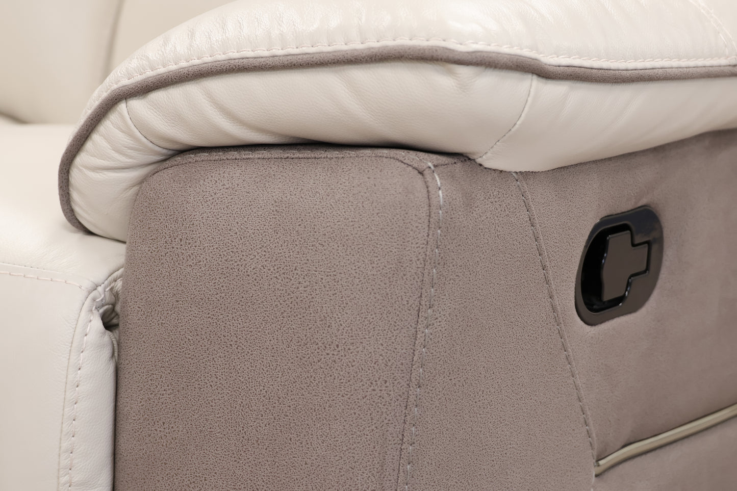 Leather Manual Recliner