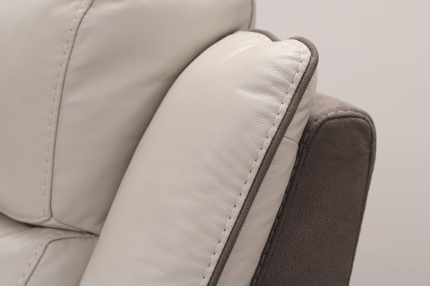 Leather Manual Recliner