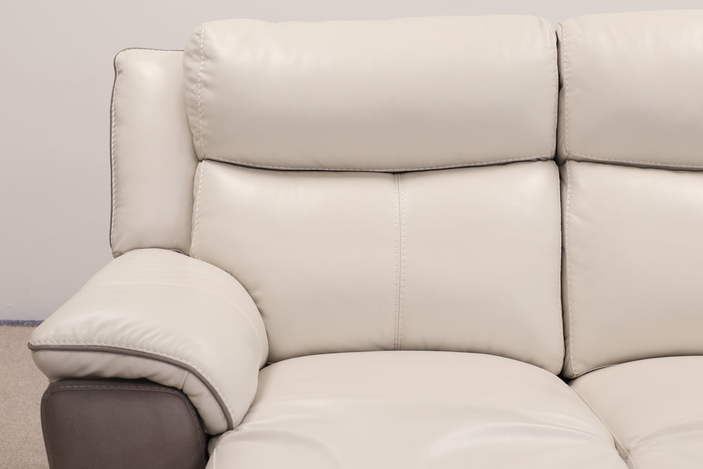 Leather Manual Recliner