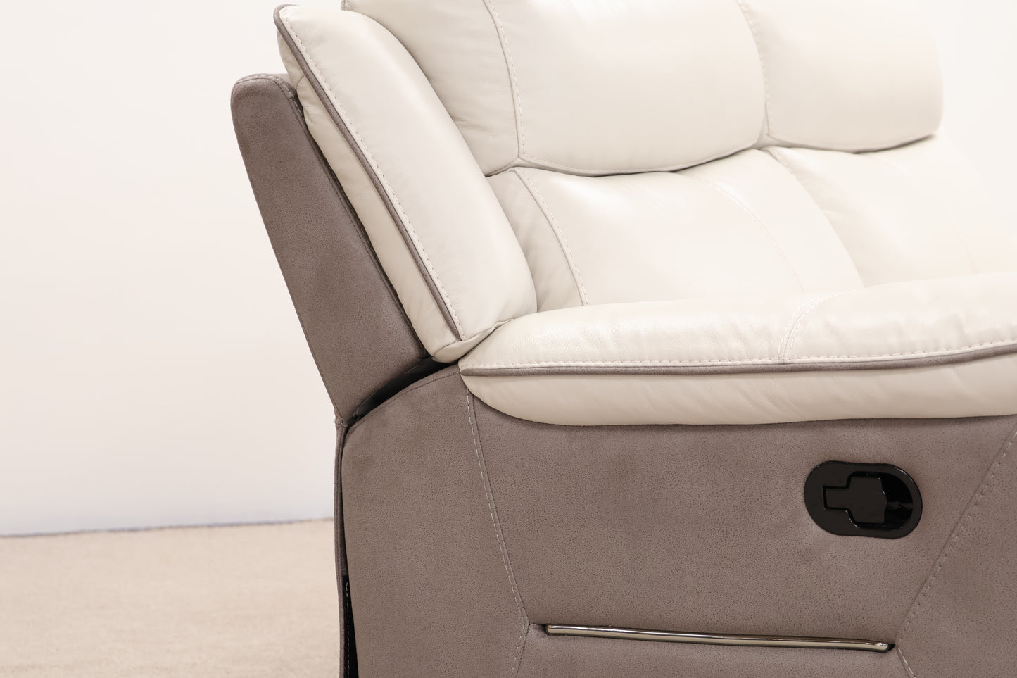 Leather Manual Recliner