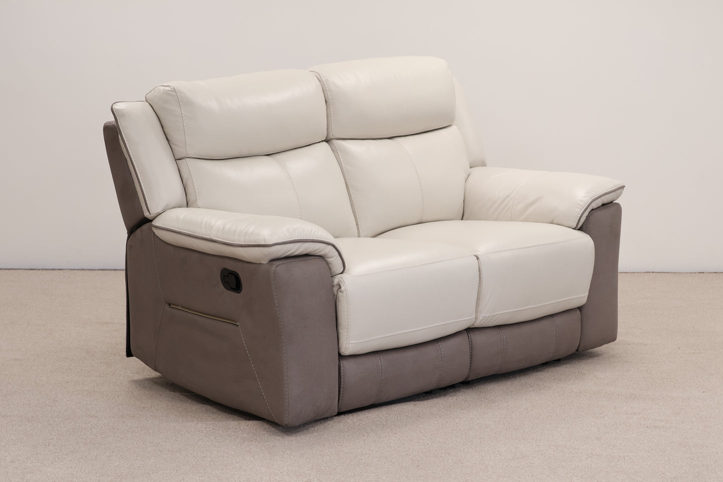 Leather Manual Recliner