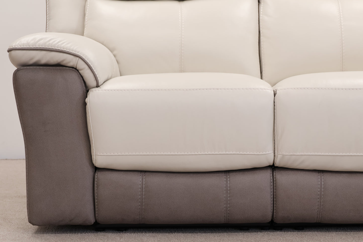 Leather Manual Recliner