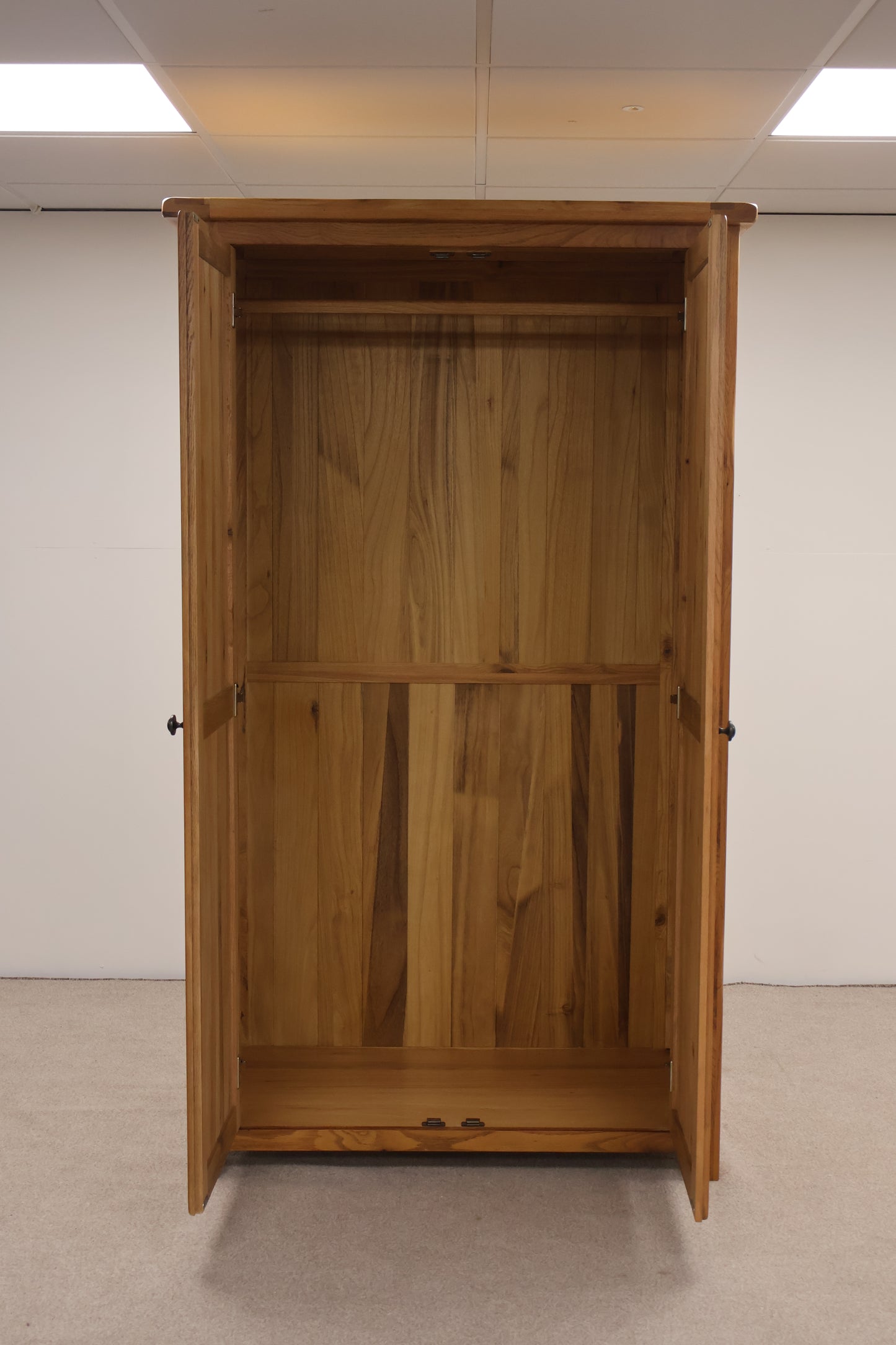 Double Oak Wardrobe