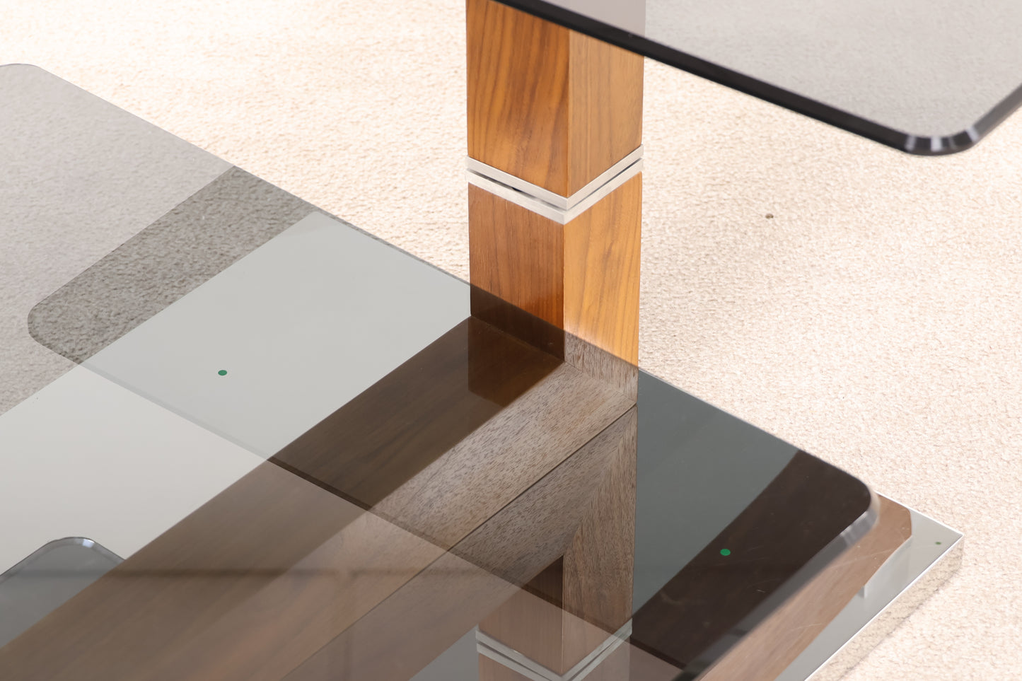 Designer Glass Coffee Table by Venjakob