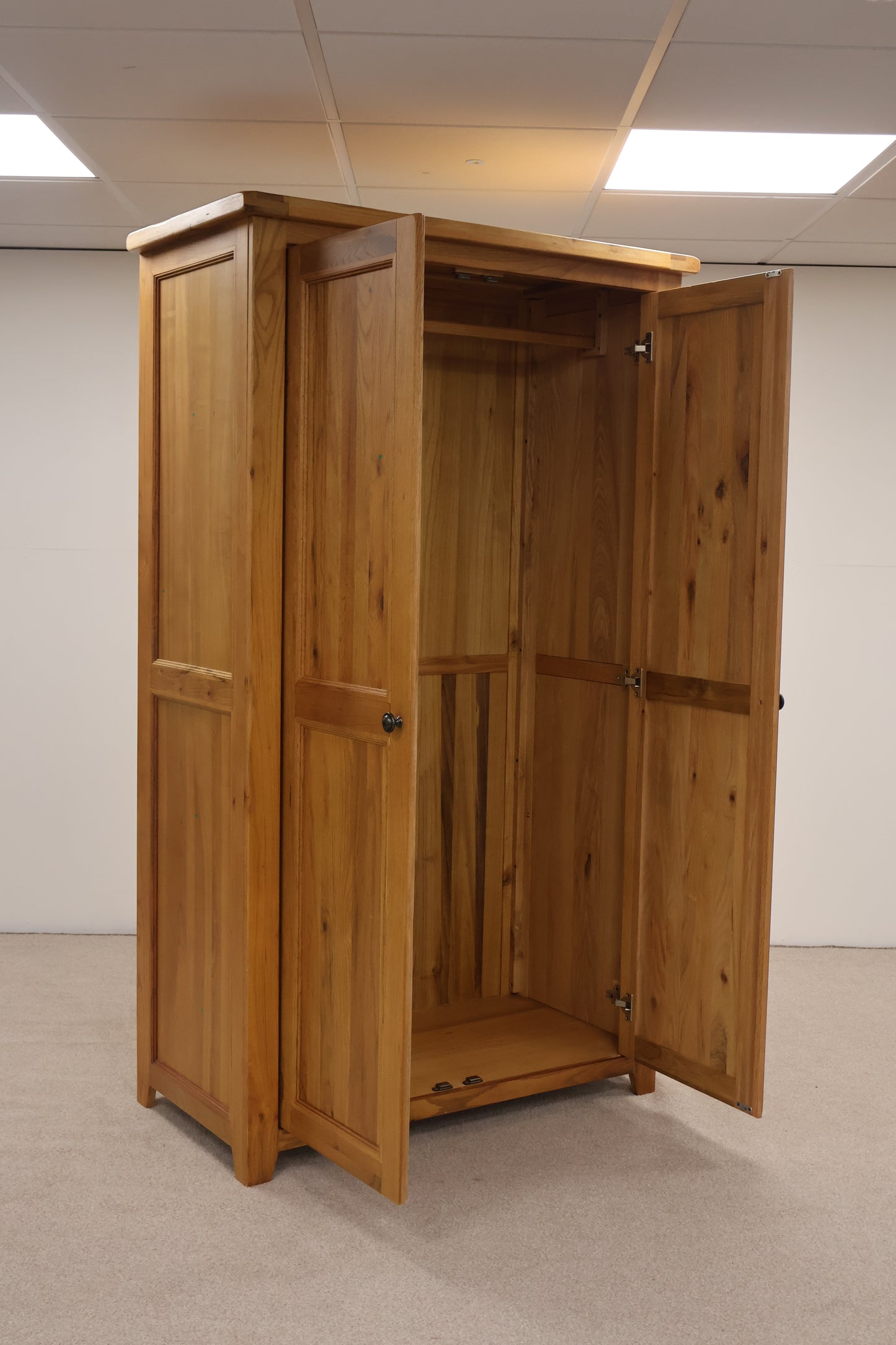 Double Oak Wardrobe