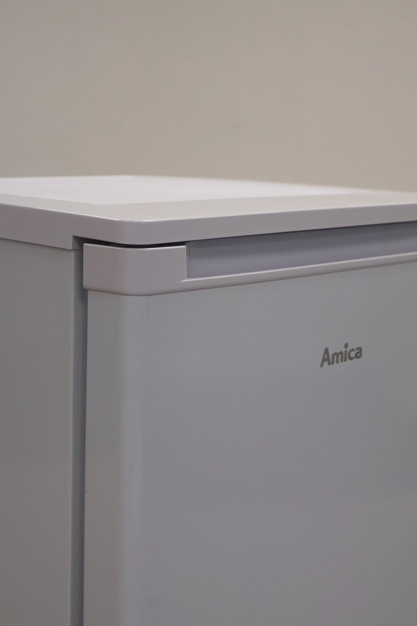 White Freestanding Undercounter Freezer by Amica