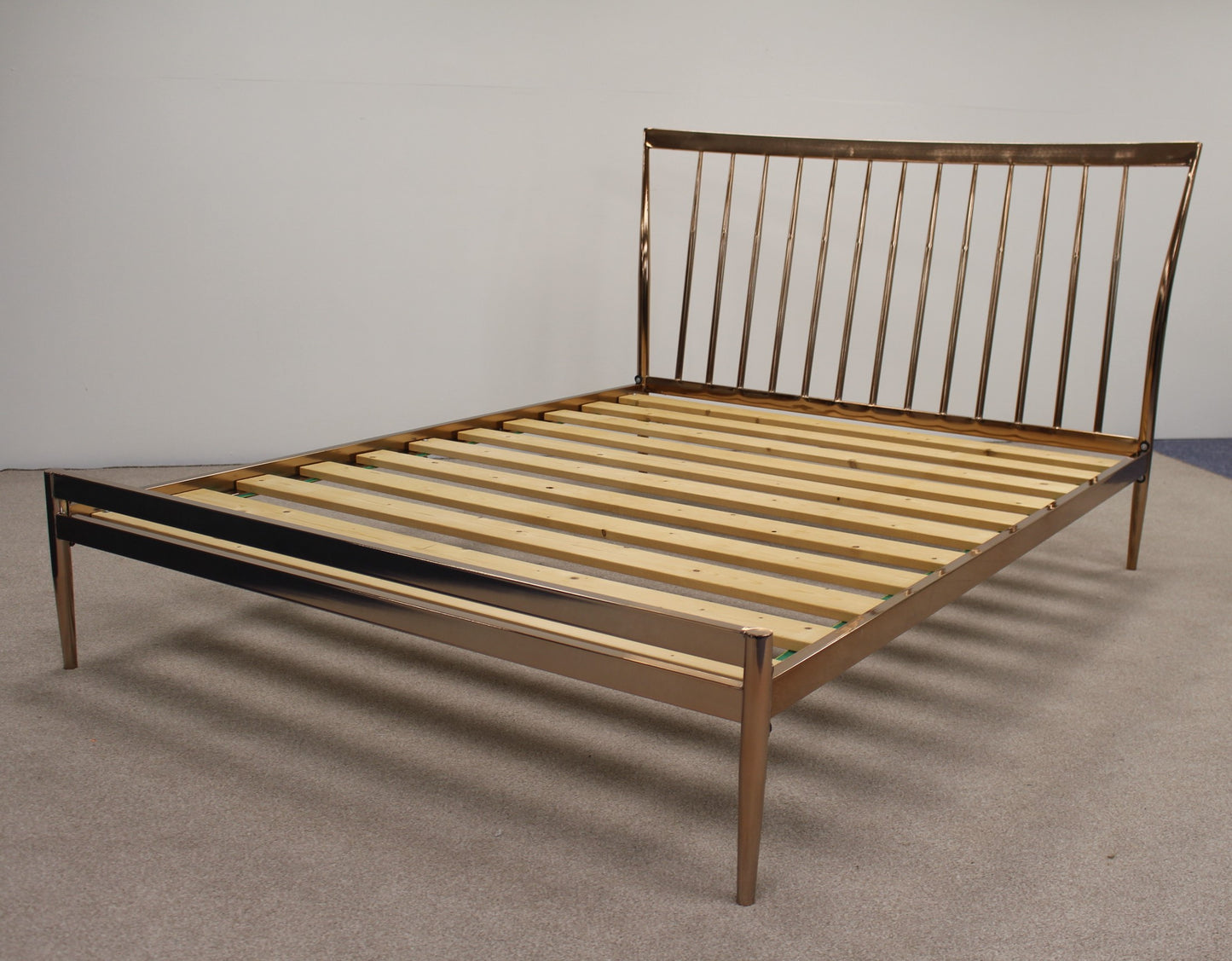 Copper Bed Frame with Silent Night Mattress