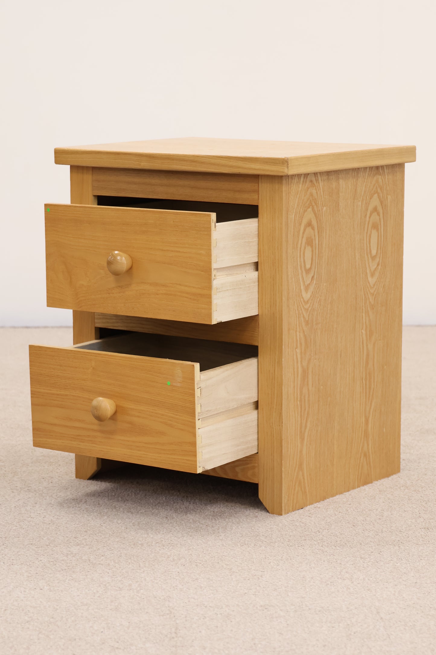 Light Oak Bedside Table
