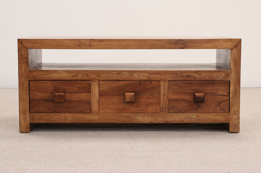 Teak Wood Tv Unit