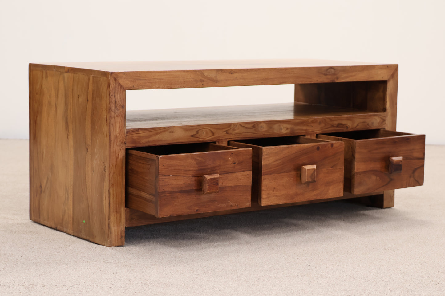 Teak Wood Tv Unit