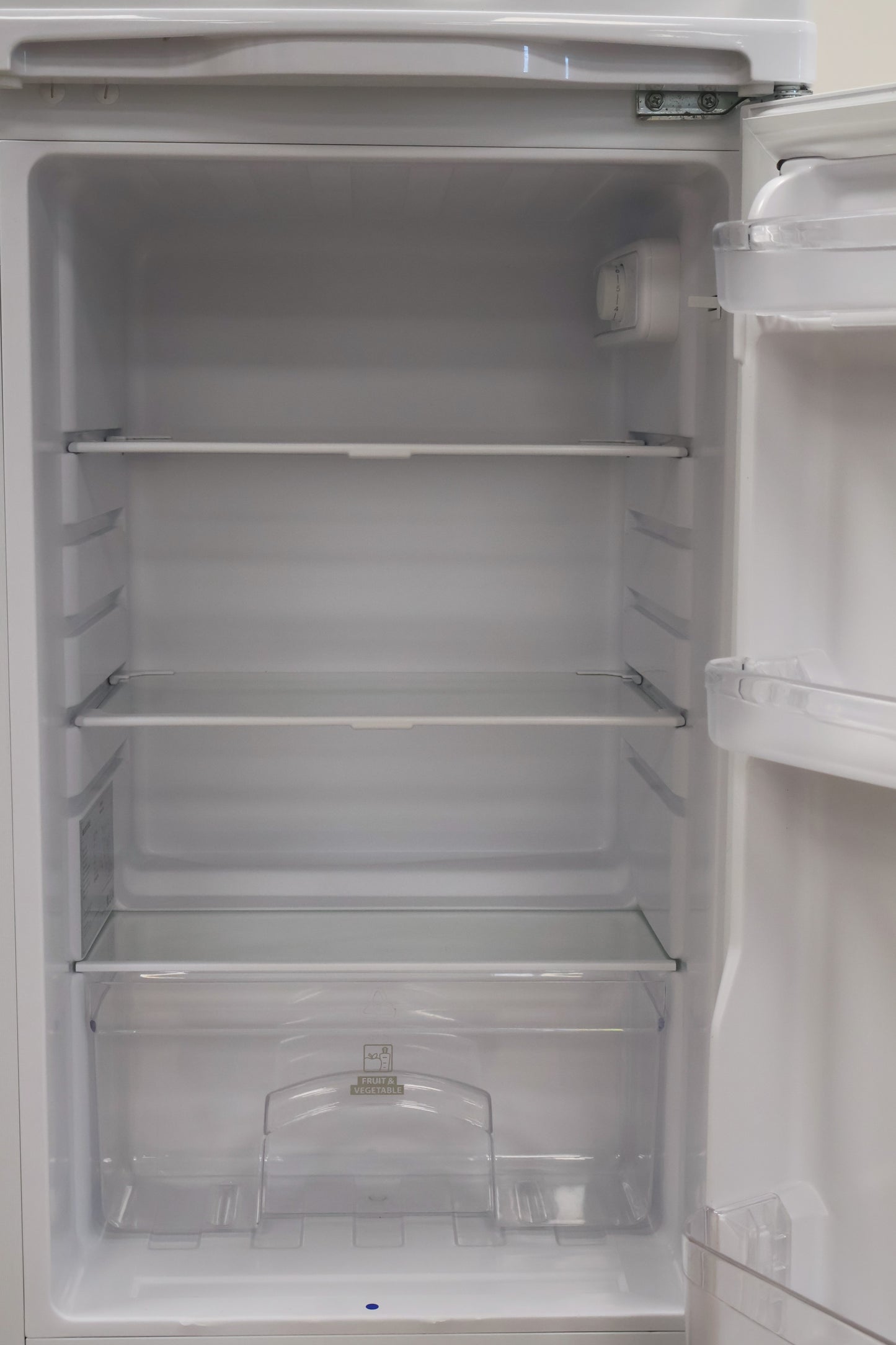 Short Freestanding Fridge Freezer by Essentials.