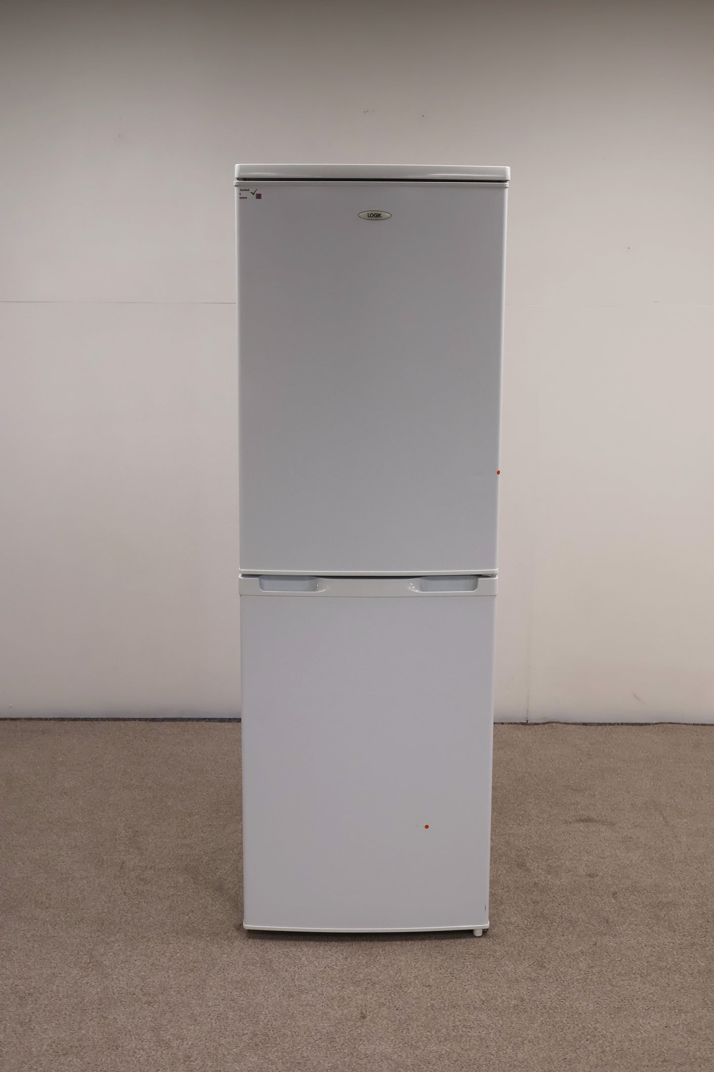 White Fridge Freezer by Logik