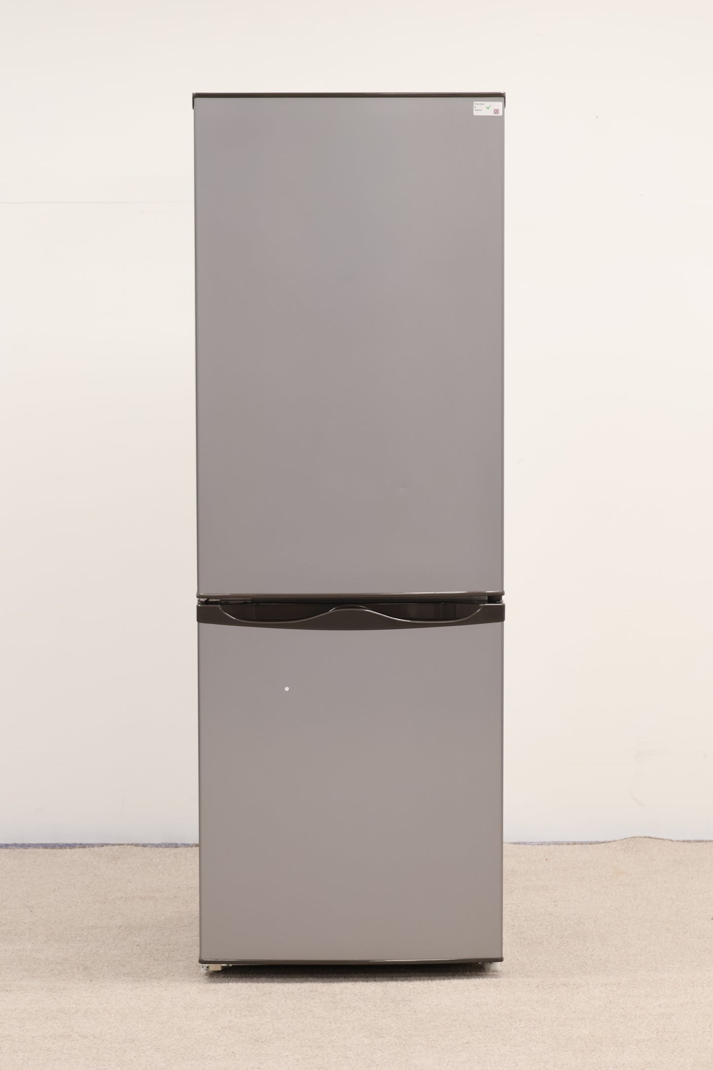 Grey Fridge Freezer by Essentials