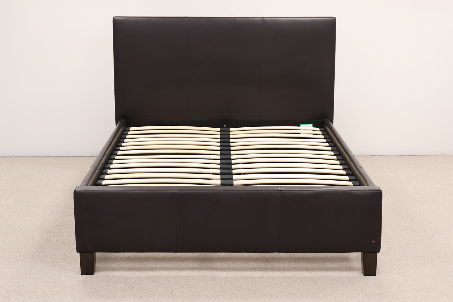 Faux Leather Double Bed Base