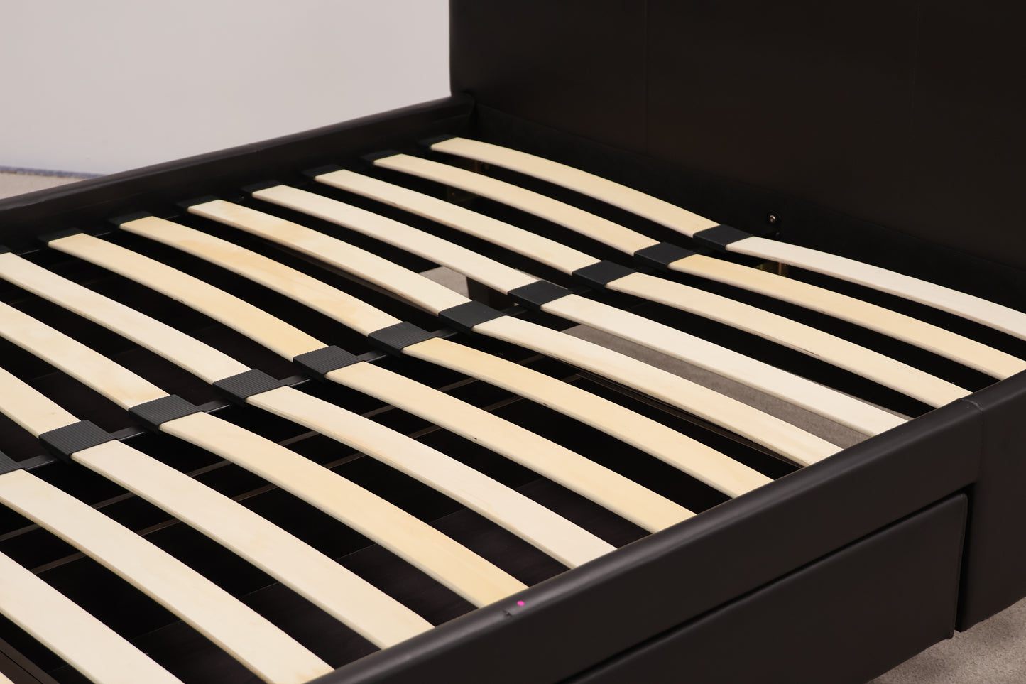Faux Leather Double Bed Base