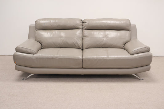 Grey Leather Sofa