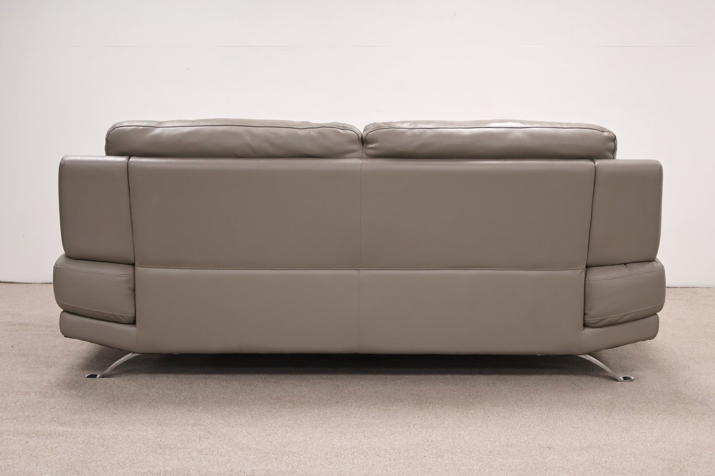 Grey Leather Sofa