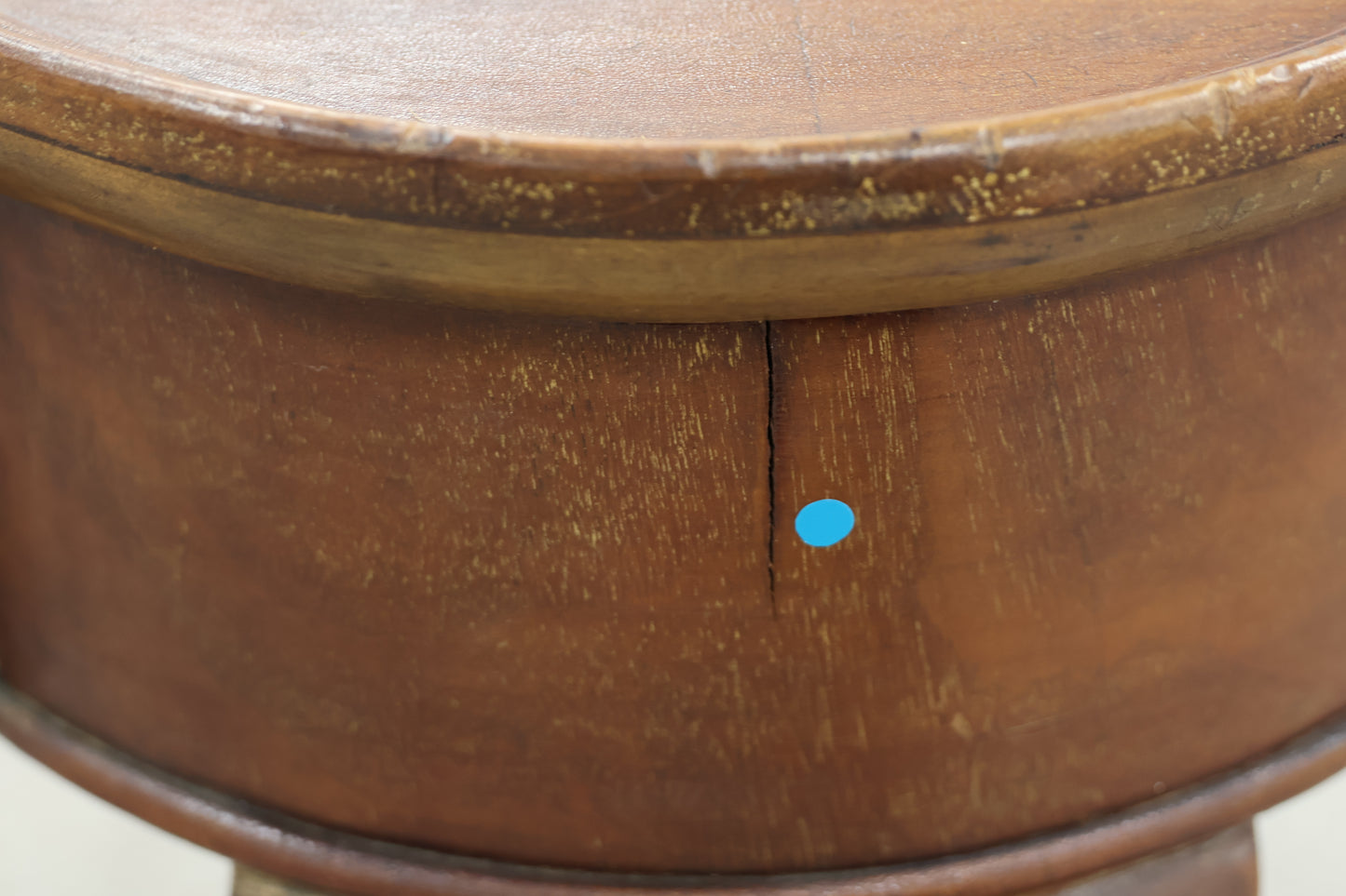 Vintage Scalloped Edge Side Table