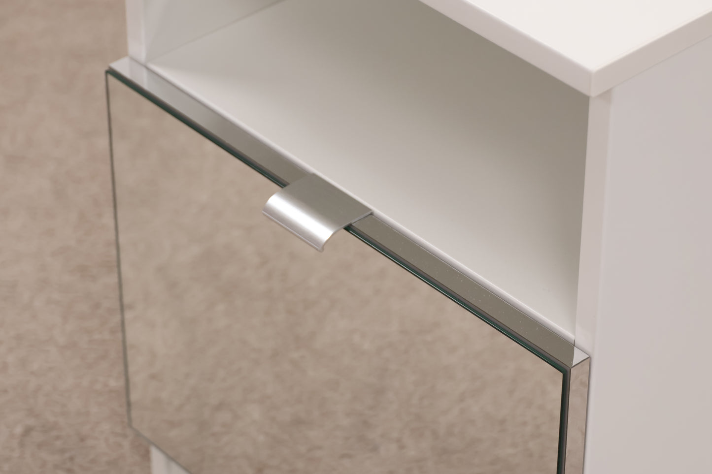 Mirrored 'Flynn' Bedside Table by Next