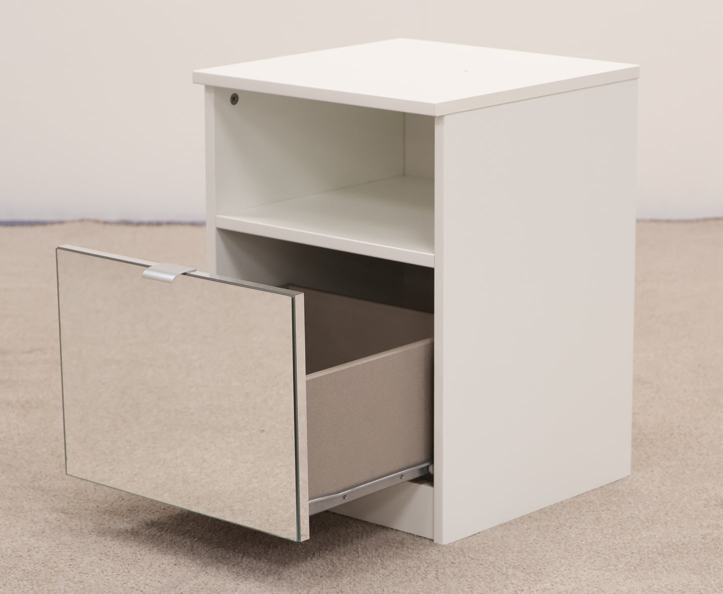 Mirrored 'Flynn' Bedside Table by Next