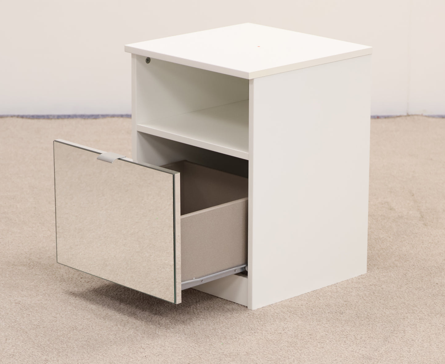 Mirrored 'Flynn' Bedside Table by Next