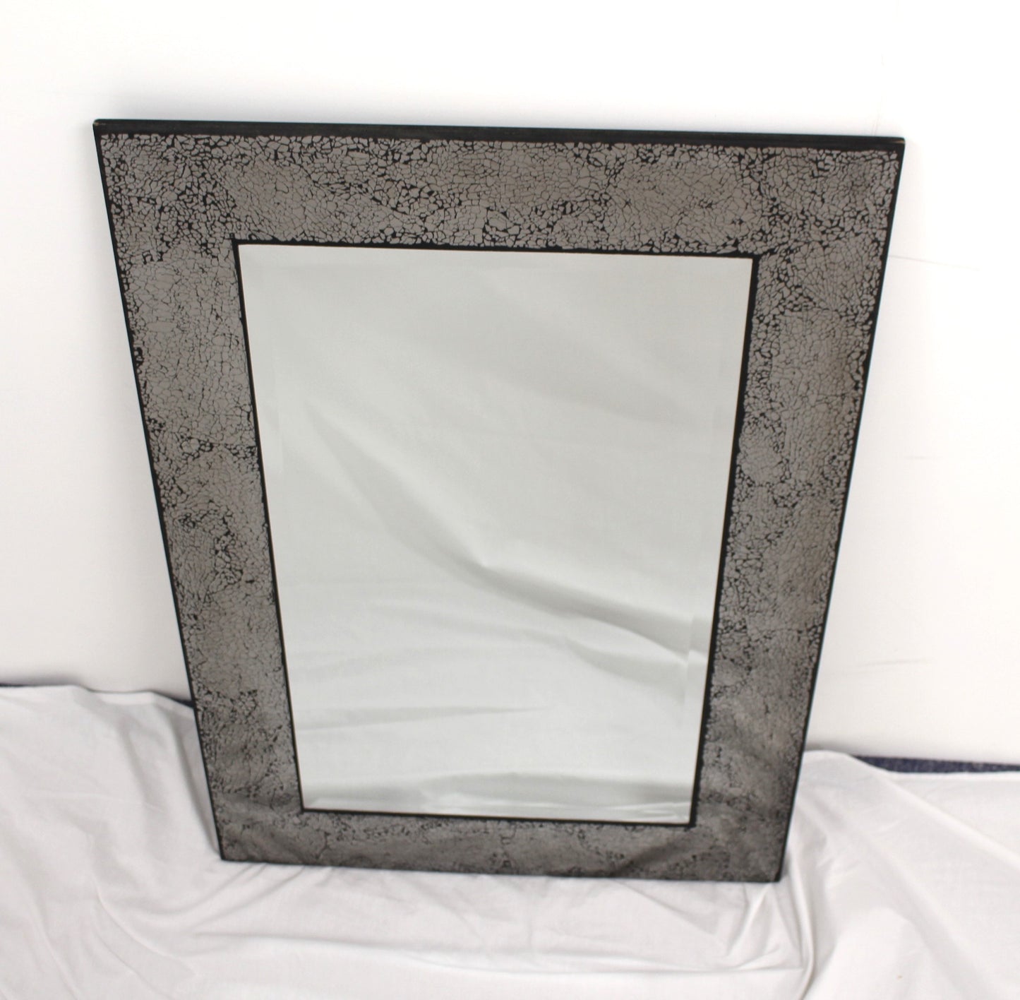 Mirror with Grey Frame