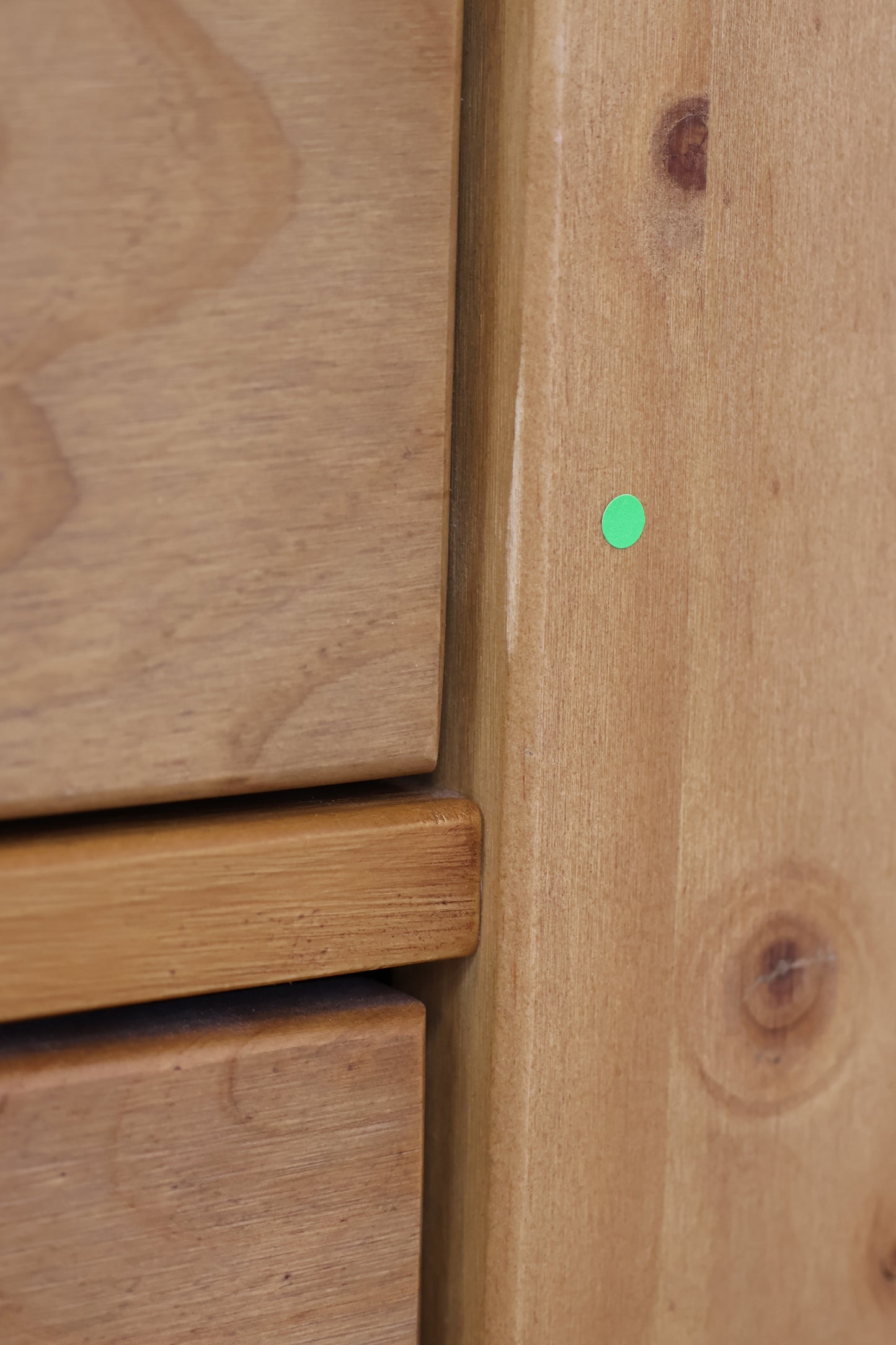 Solid Pine Chest of Drawers – Oak Effect, 7 Drawers