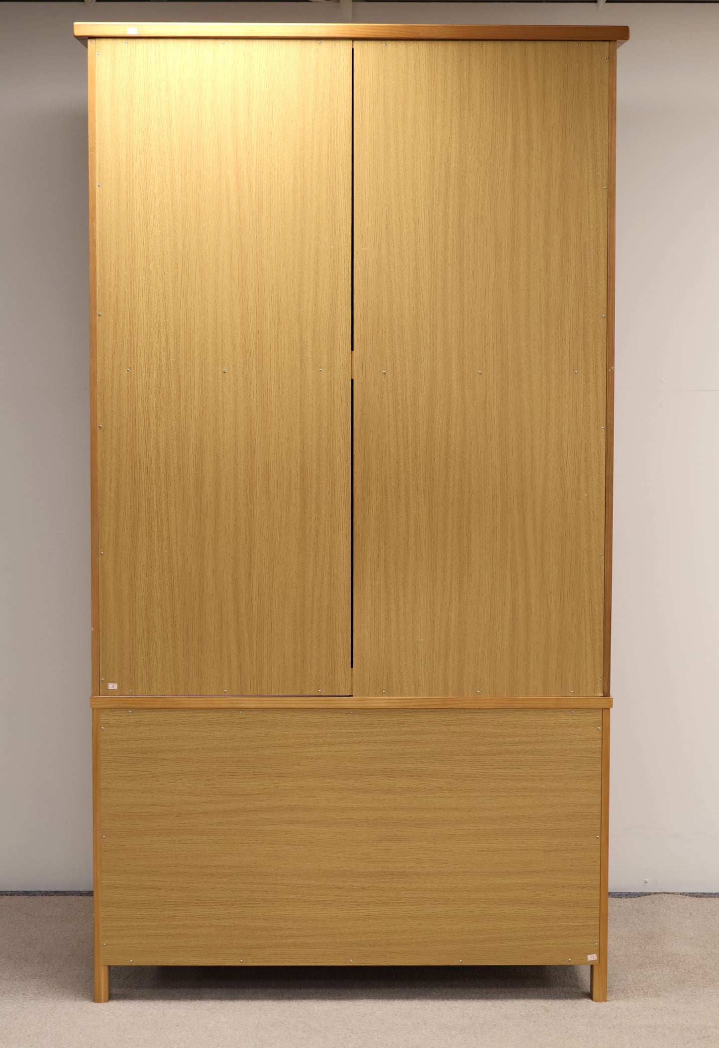 Solid Pine Double Wardrobe – Oak Effect