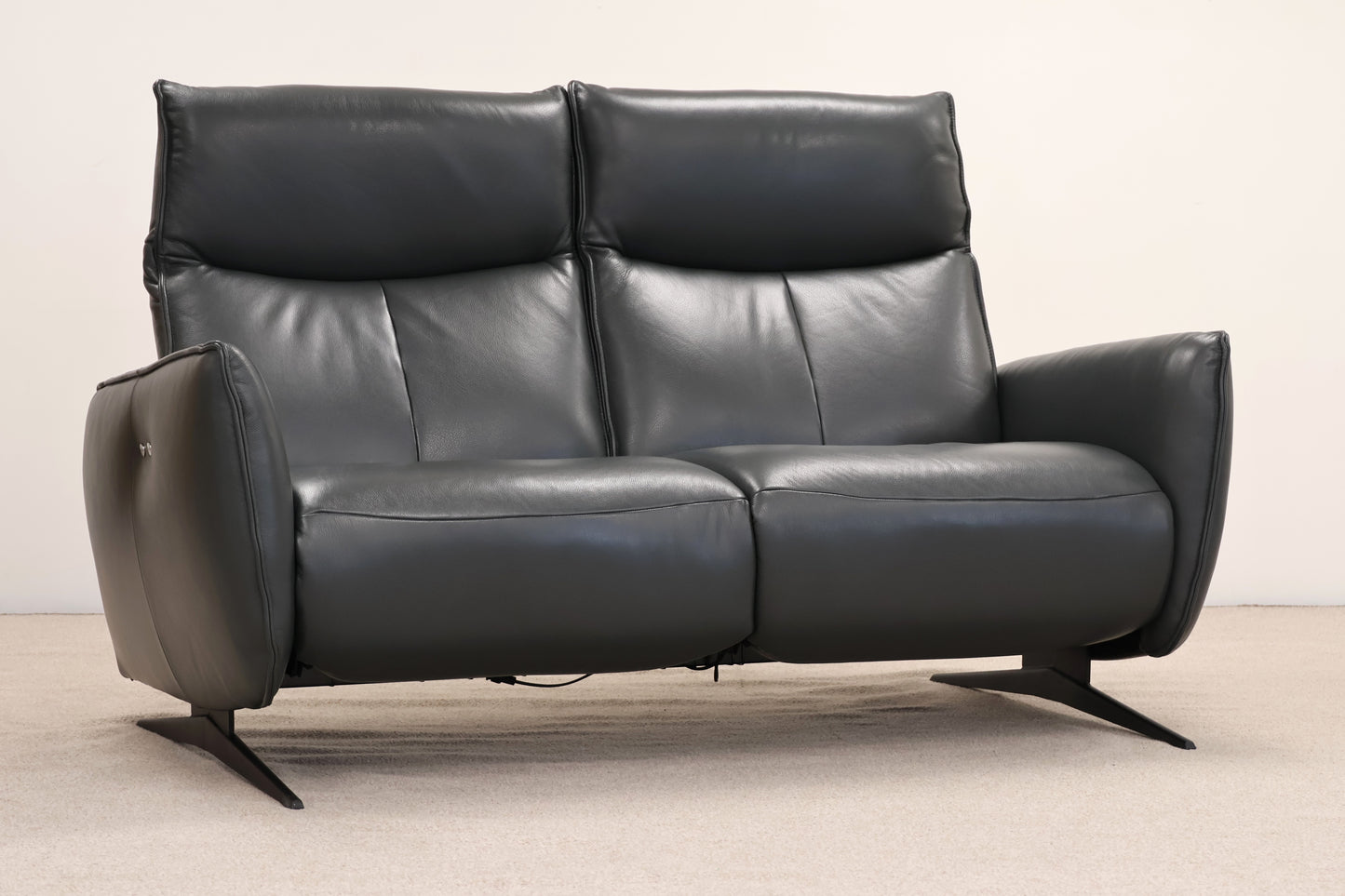 Hjort Knudsen Leather Recliner Sofa – Danish Design