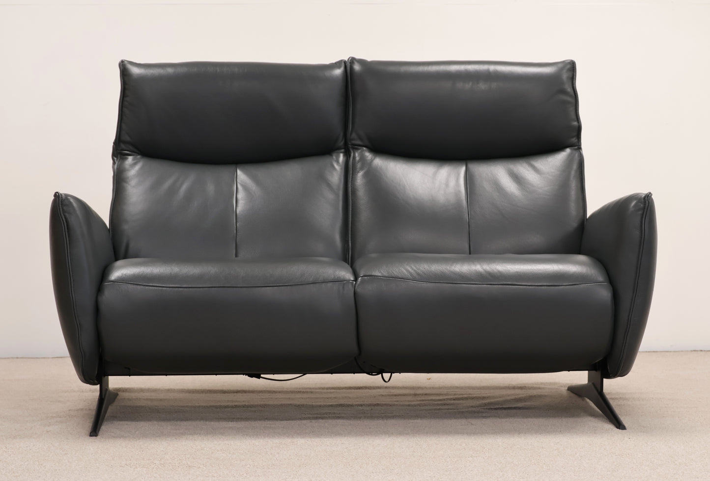 Hjort Knudsen Leather Recliner Sofa – Danish Design