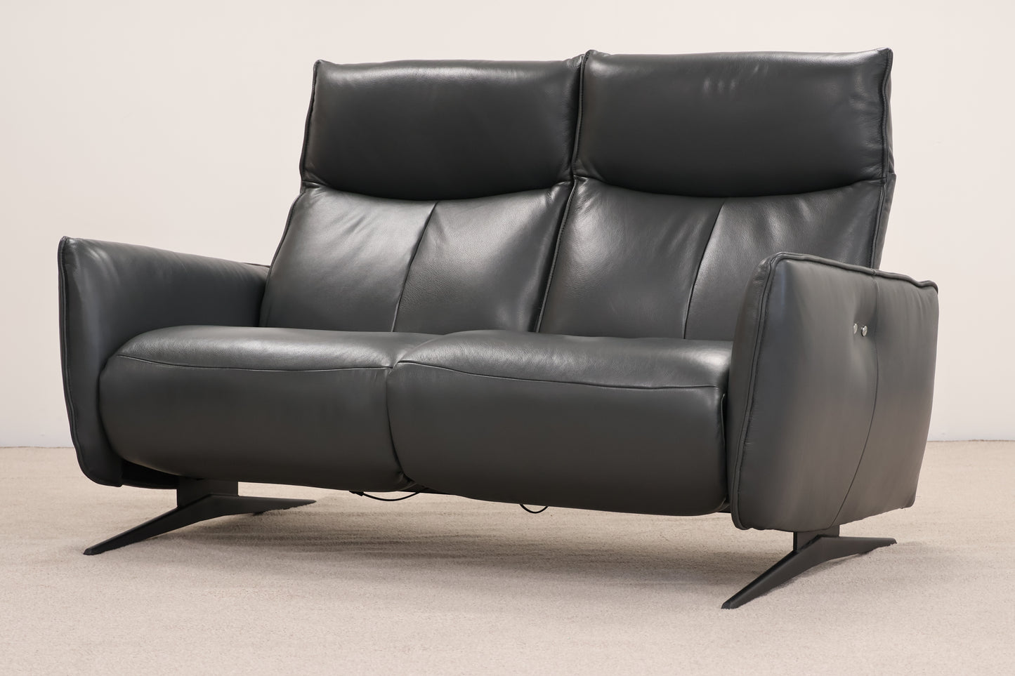 Hjort Knudsen Leather Recliner Sofa – Danish Design