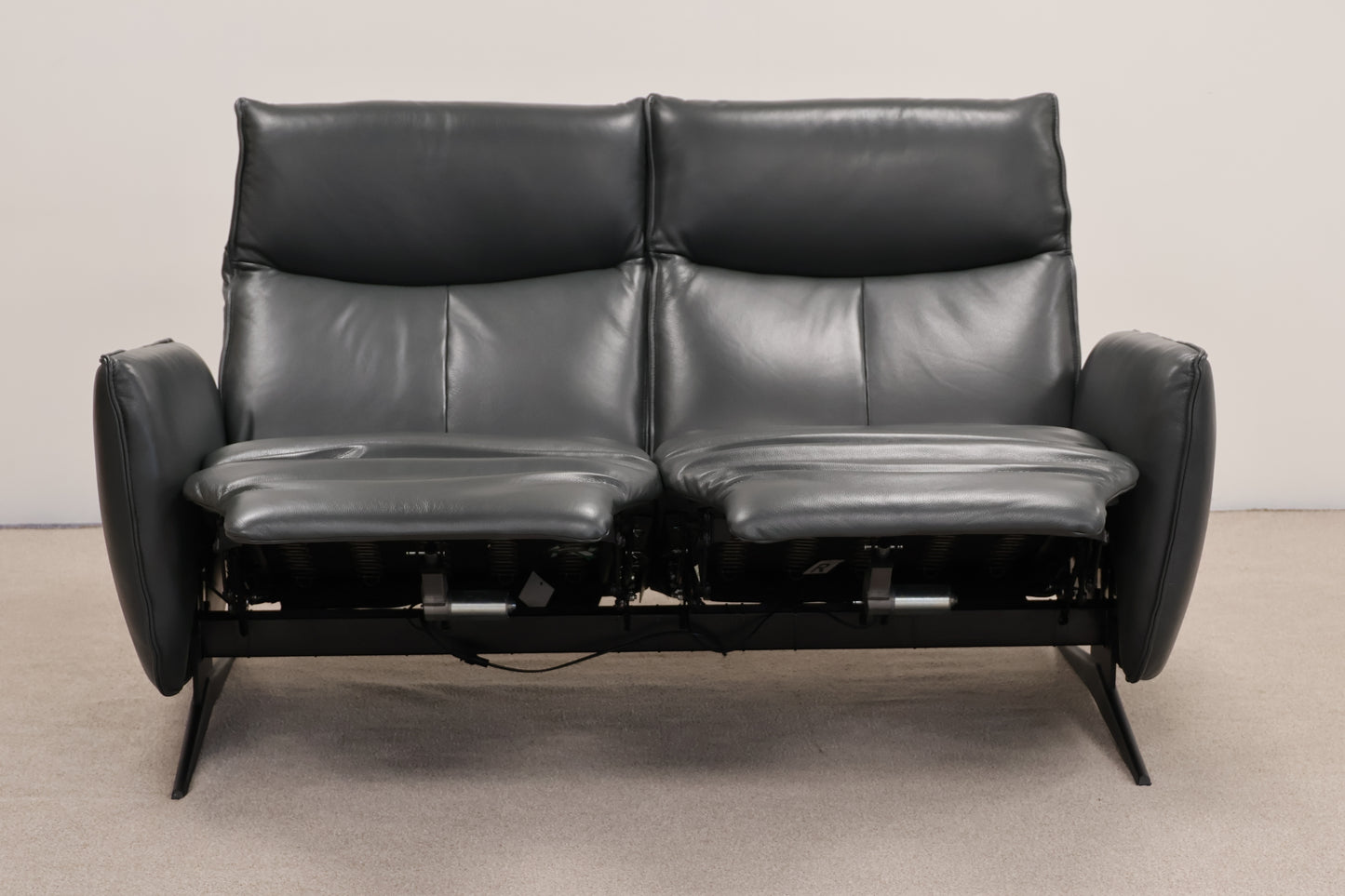 Hjort Knudsen Leather Recliner Sofa – Danish Design