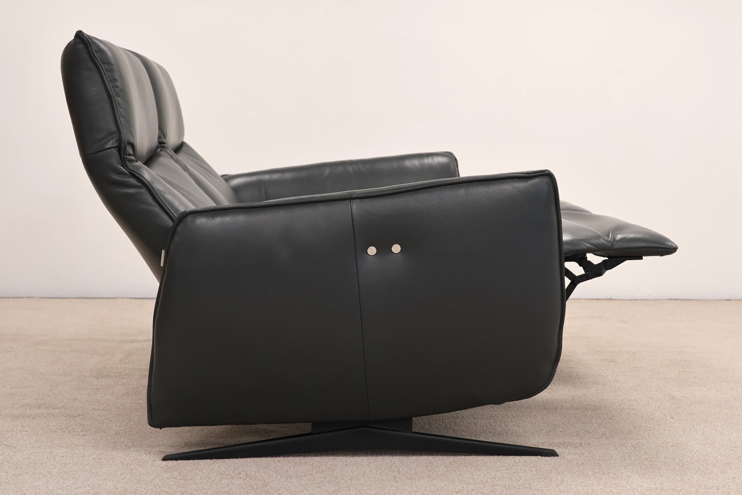 Hjort Knudsen Leather Recliner Sofa – Danish Design