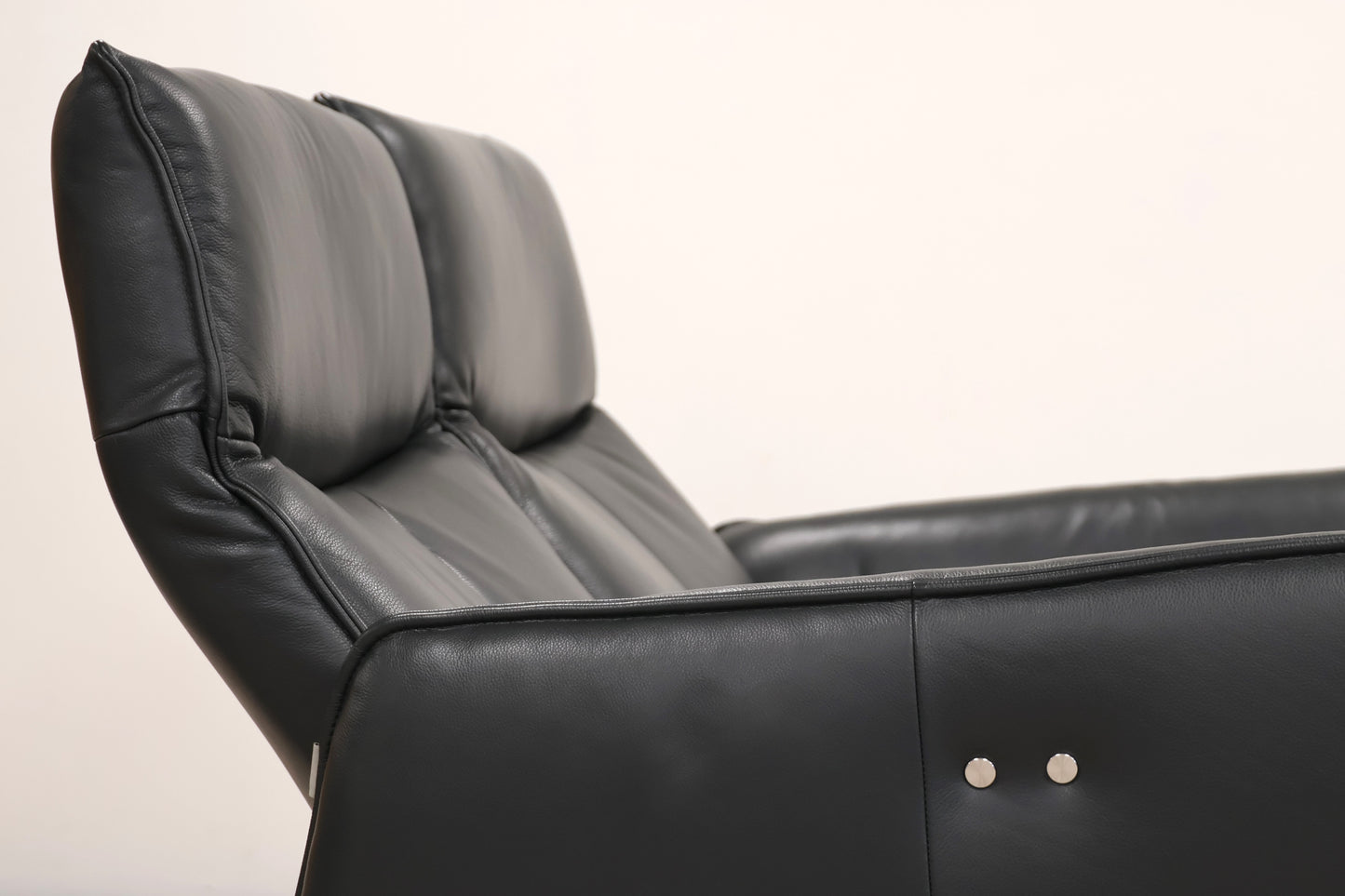 Hjort Knudsen Leather Recliner Sofa – Danish Design
